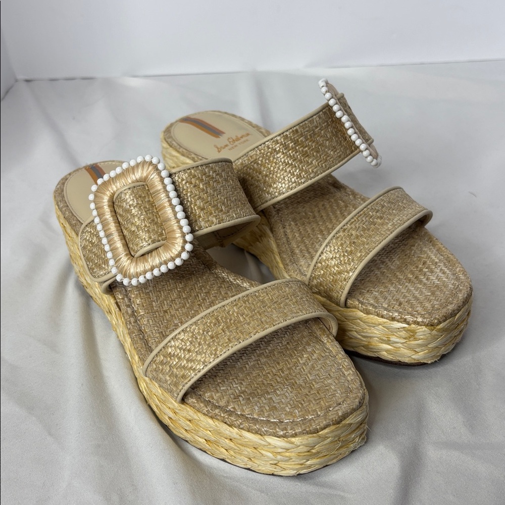Sam Edelman Chase ESPADRILLE WEDGE SANDAL Sz 7